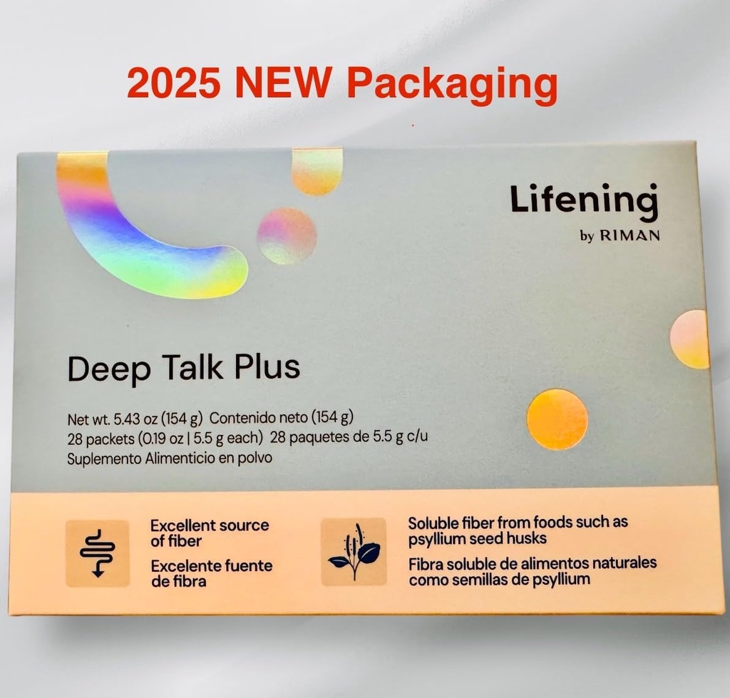 [BRSRAHQRDFYBAA3V] Riman Lifening Deep Talk Plus Dietary Supplement, 5.5g x 28 Packets