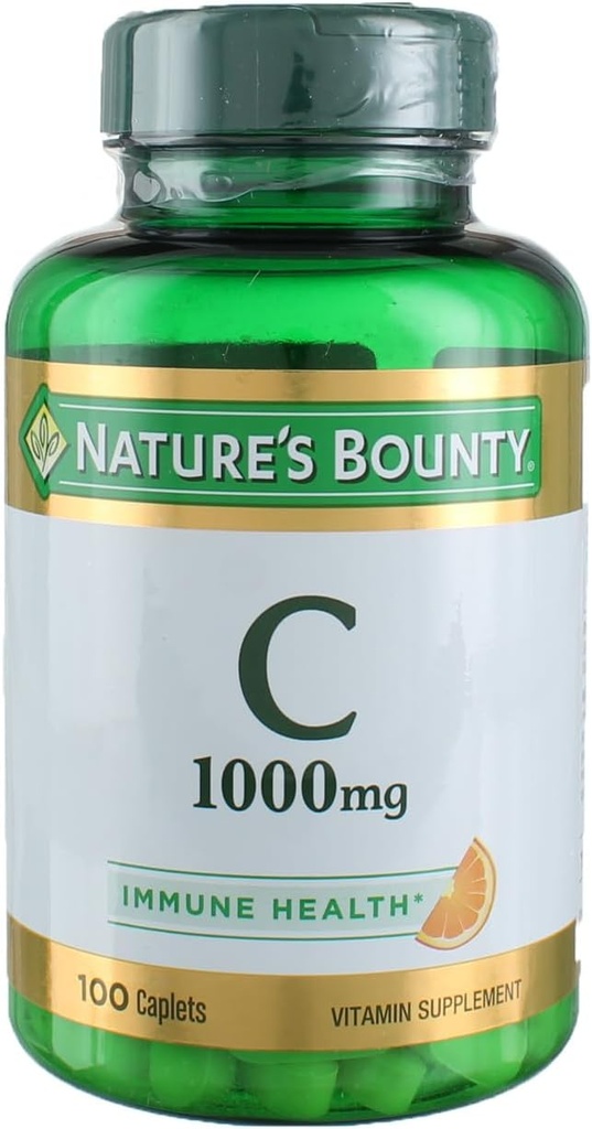 [BRSWIGYOOMPGCCD6] Nature's Bounty Vitamin C 1000 mg Immune Health Caplets 100 ea ( Pack of 6)