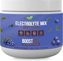 Electrolyte Powder - Refreshing Workout Recovery Electrolytes, Sugar Free, Gluten Free & Vegan, Pure Keto & Paleo Hydration Beverage, Immune Boosting Vitamins (198 Grams, Grape)