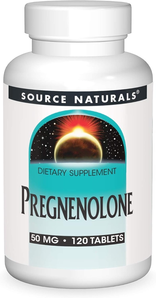 Source Naturals Pregnenolone 50mg - 120 Tablets