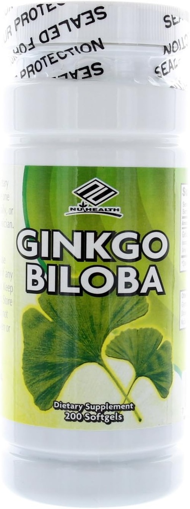 [BRSWIYT7OBYRWED4] Ginkgo Biloba 60 Mg 200 Softgels