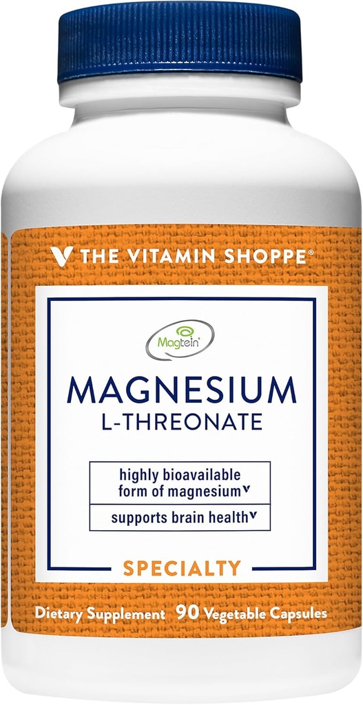 Magnesium Threonate - Supports Brain Health (90 Vegetable Capsules)