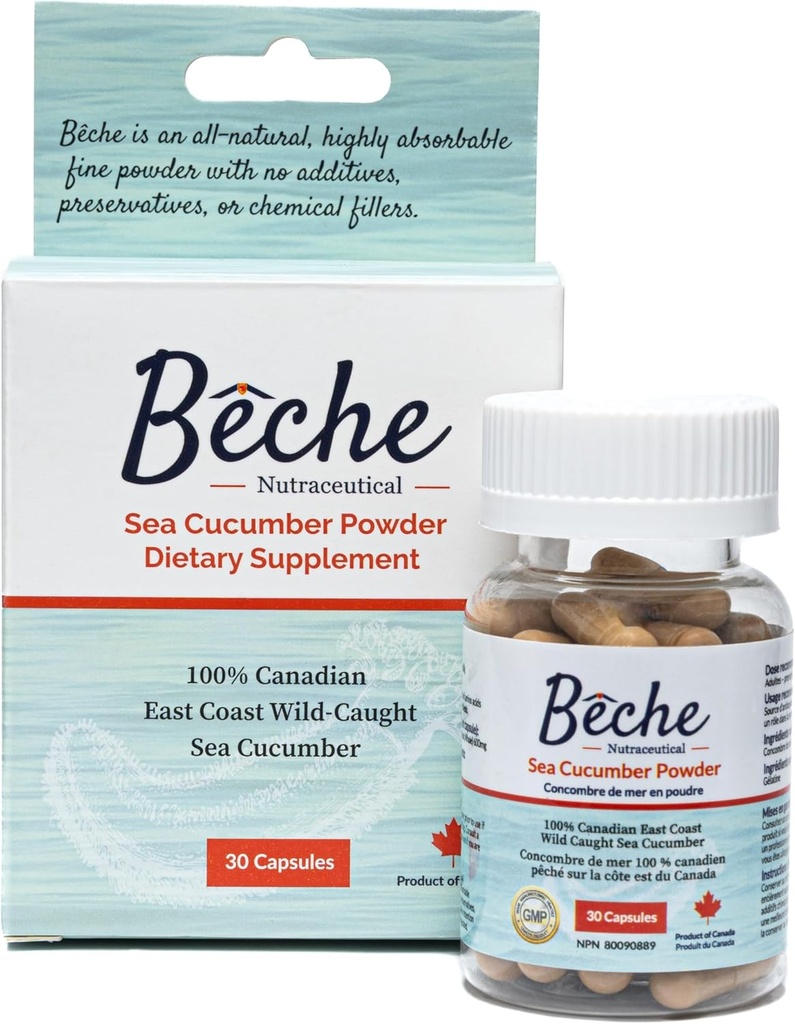 100% Sea Cucumber Powder Capsule 30Caps