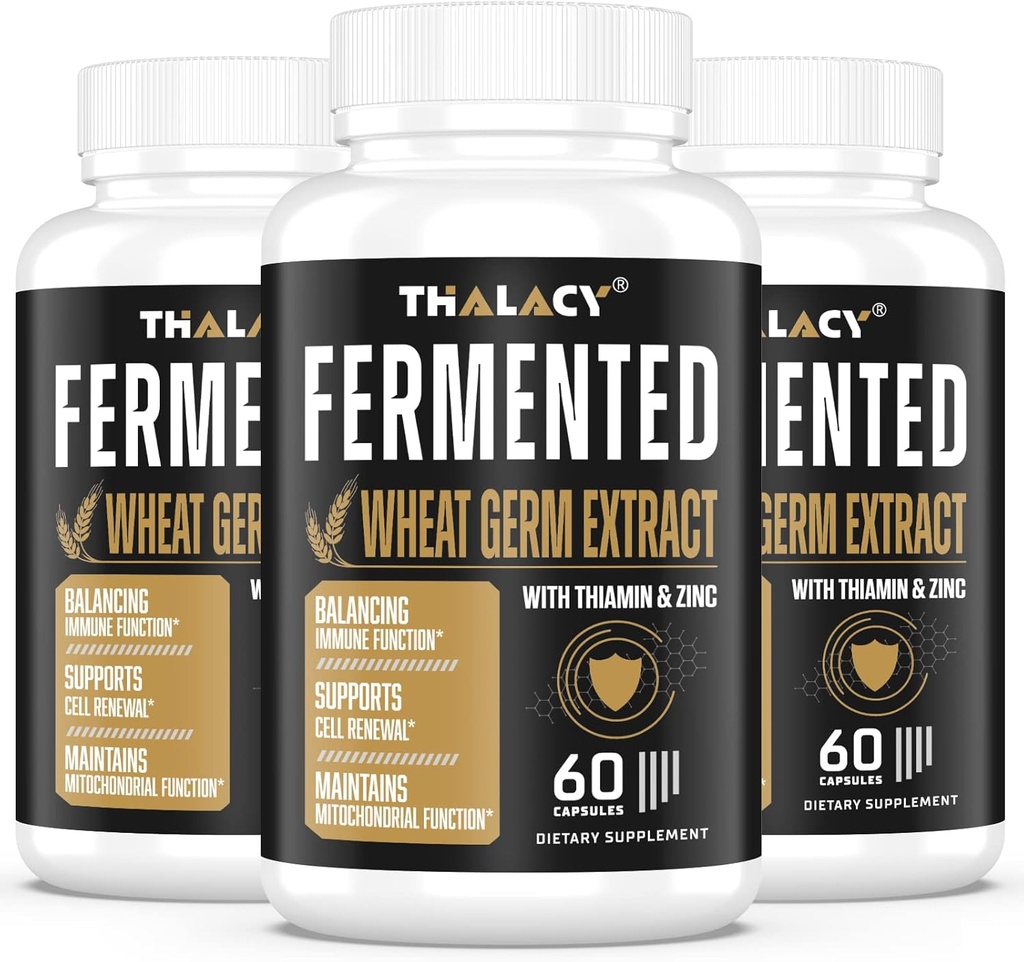 Spermidine Supplements 13mg - 1300mg Wheat Germ Extract Capsules Potent Formula with Higher Spermidine Content and Zinc for Healthy Aging, Daily Immune System and Cell Renewal (3 Pack)