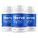 (3 Pack) Nerve Sync Capsules, Official NerveSync Nerve Support, NerveSync Advanced Health Support Sciatica Relief Supplement Sciatic Soothing Neuropathy Reviews Natural Soothing Reviews (180 Capsules)