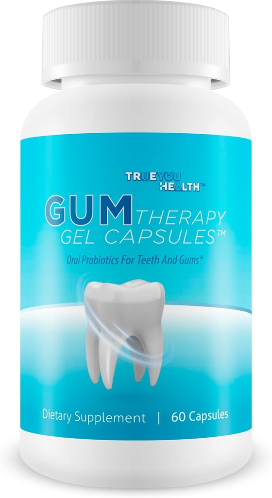 Gum Therapy Gel Capsules - Our Best Gum & Teeth Support Probiotic - Oral Dental Probiotics Gum Health Supplements - Gum & Teeth Probiotic - Our Best Oral Probiotics for Teeth and Gums - Gum Supplement