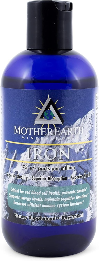 Angstrom Minerals, Iron-8 ozs by MotherEarth Minerals