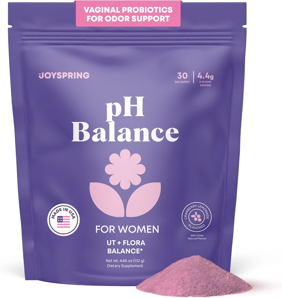 [BRSRAZT7OJYREAYV] JoySpring Vaginal Probiotic Powder Supplement | Lactobacillus Acidophilus | D Mannose with Cranberry for Women | D-Mannose Powder Supports Feminine pH Balance & Vaginal Health | Sugar-Free,30 Servings