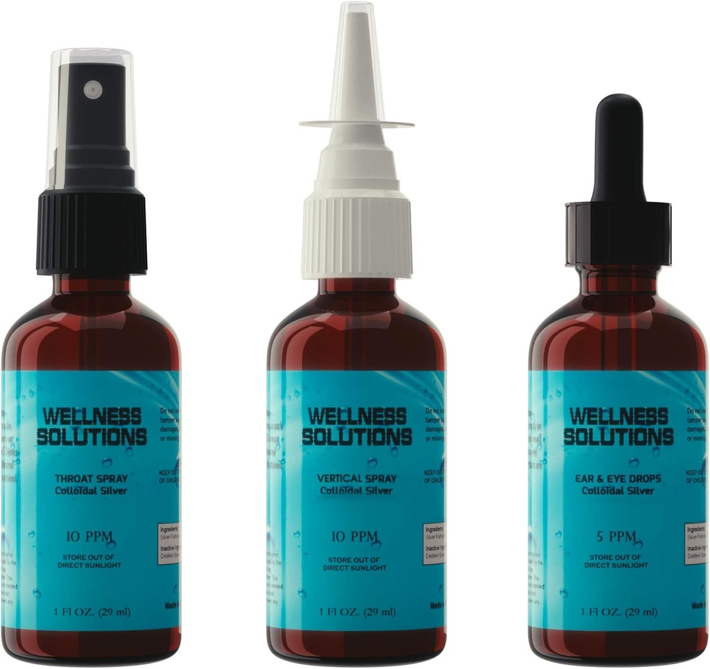 Colloidal Silver - Combo Pack - Gluten Free - Vegan