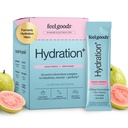 Feel Goods Hydration+, 1,100mg Electrolytes, Sugar Free Packets, Daily Hydration, Magnesium, Organic Tart Cherry, Potassium, Less Cramping, Energy Boost - Electrolyte Powder Packets - 15 Count