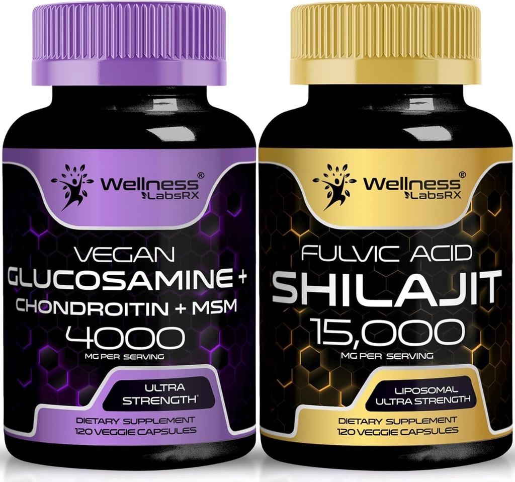 [BRSRAEIOCIFBQAI6] Glucosamine Chondroitin MSM | Shilajit Capsules