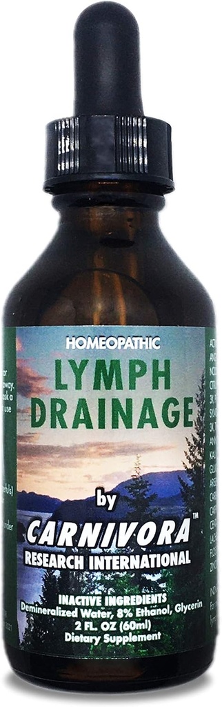 Carnivora - Lymph Drainage Drops - Stimulates and Cleanses Your Lymphatic System – Flushes Cell Waste, Boosts Energy, Combats Exhaustion. 2 Fl Oz (Pack of 1)