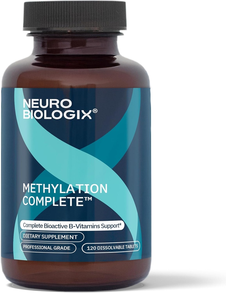Methylation Complete - Methylated B-Complex to Aid 200+ Body Processes - Methyl B Complex for Energy, Cell Function & Immunity Aid - Enhanced Absorption Methylation Supplements with B12 B6 & Folate