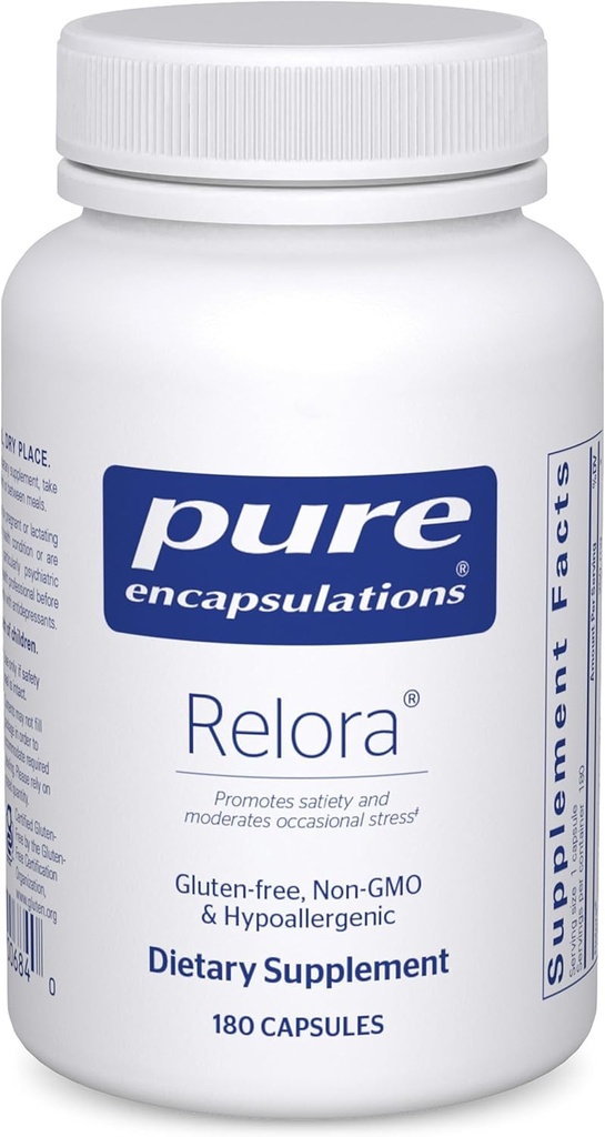 Pure Encapsulations Relora | Hypoallergenic Supplement Promotes Healthy Cortisol and DHEA Production and Moderates Occasional Stress | 180 Capsules