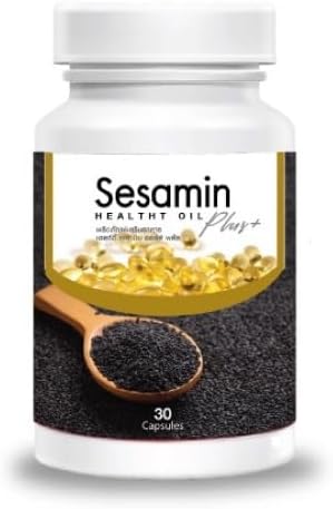 Sesamin, Cold-Pressed Black Sesame 30capsules