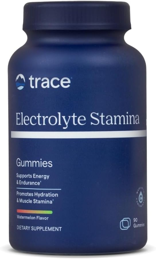 [BRSRMZYLOACWACY6] Trace Minerals Electrolyte Stamina Gummies - Convenient Electrolyte Supplement That Supports Hydration - Supports Optimal Energy - Muscle Stamina - Vegan - Watermelon - 90 Count (30 Servings)