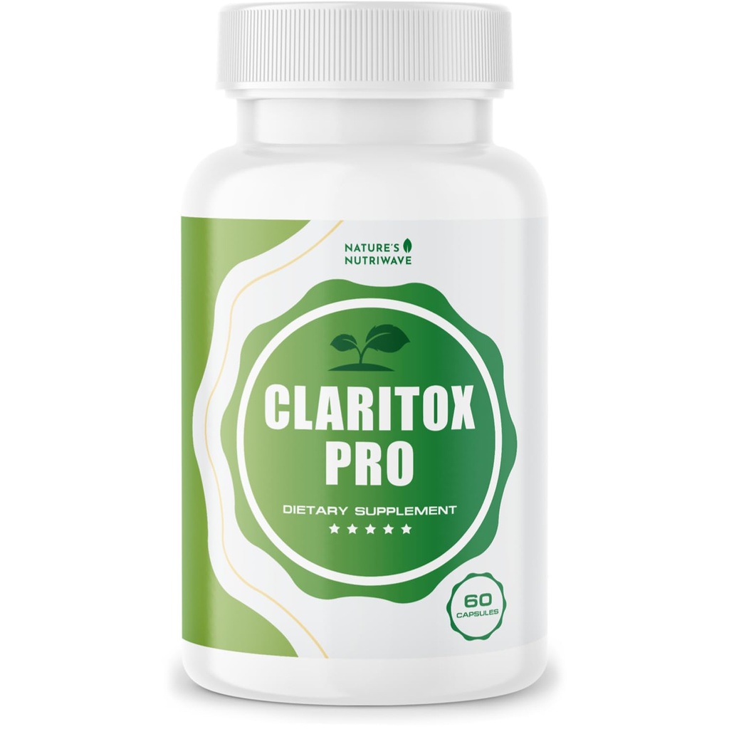 Claritox – Zinc, Chromium, ALA & Green Tea – 60 Ct, 1 Month Supply | Also includes Resveratrol & botanicals with Zinc, Chromium, ALA & Green Tea | Non-GMO, Stimulant-Free