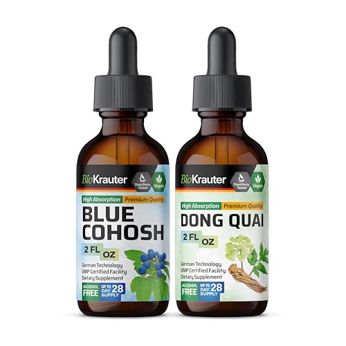 Blue Cohosh Tincture 2 Fl. Oz. & Dong Quai Tincture 2 Fl. Oz.