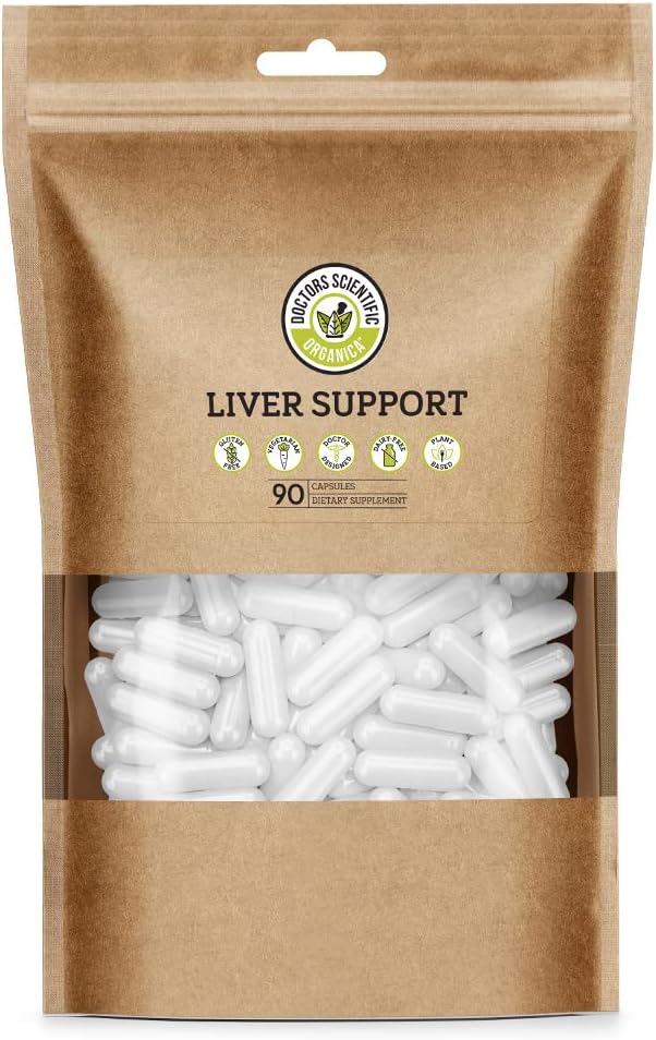 [BRSWGHDYOV6RQHL2] DSO Milk Thistle - Natural Liver Support - Supplement with Dandelion & Ginger Root - Liver Health Repair, Cleanse & Detox Assistance - Digestive Support - Herb Enzyme Blend - Non GMO - 90ct