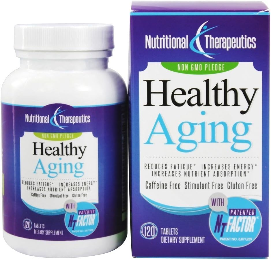 Healthy Aging with NTFactor®, 120 Tablets - Youthful Vibrancy, Increased Energy, Improved Quality of Life by NTI Nutritional Therapeutics Inc.