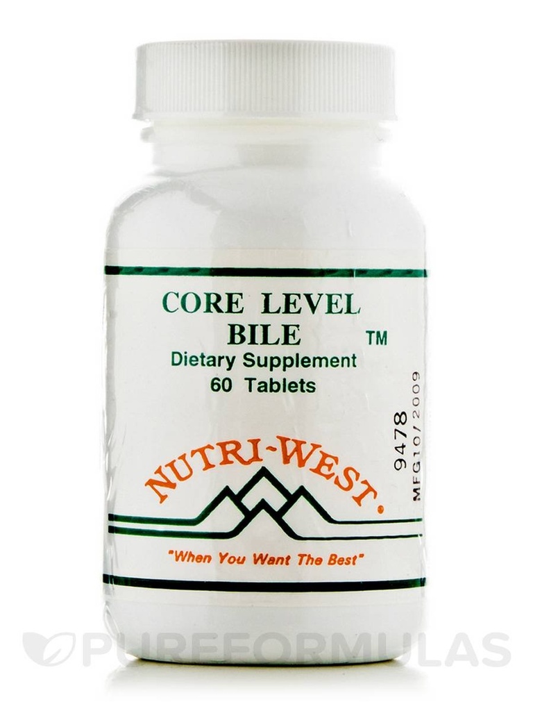 Core Level Bile - 60 Tablets by Nutri West