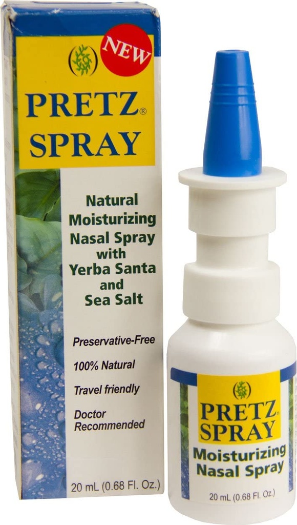 Pretz Natural Moisturizing Nasal Spray 20 ml (Pack of 3)