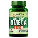 Vlado's Himalayan Organics Omega 3 6 9-2000mg/Serving I Vegetarian Omega 3 I Source from Flax Seed I Support Muscle,Bone,Heart & Skin - No Fish Burps Oil Used Capsules for Men & Women- 90 Capsules