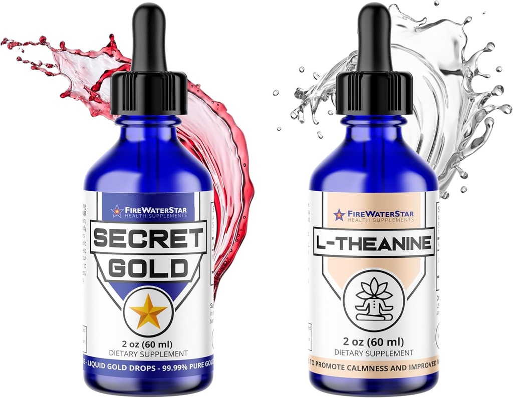 Liquid Gold Drops and L-Theanine Bundle