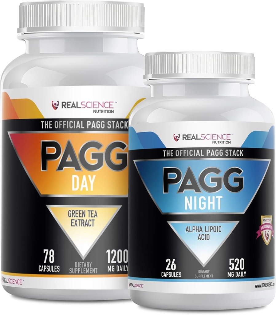 4 Hour Body by Tim Ferris, Fat Burning and Muscle Building Support, Green Tea Extract Day Supplements (78 Caps) and Alpha Lipoic Acid Night Supplements (26 Caps)
