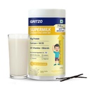 Gritzo SuperMilk Growth+ Unsweetened (7-12y Boy), Creamy Vanilla, 400g
