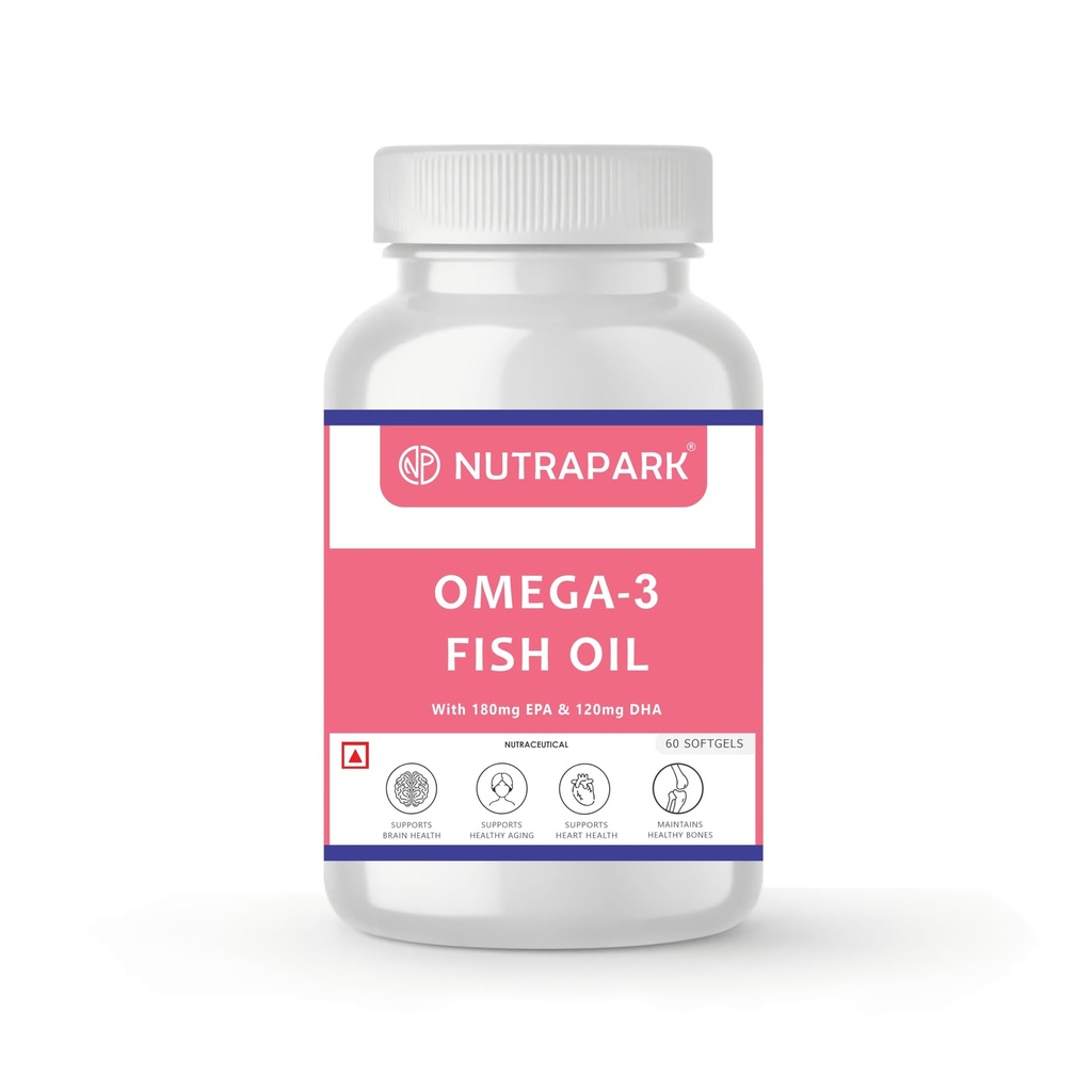 Omega 3 Fish Oil, 60 Softgels