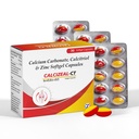 Calcium Carbonate, Calcitriol & Zinc Softgel Capsules | Calcizeal-CT - Bone Strength, Joint Support & Muscle Health Supplement | Best Calcium & Zinc Softgels for Bone Loss Prevention | 30 Capsules