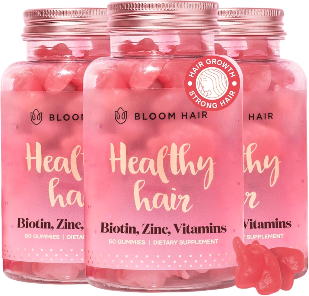 Gummies Hair Vitamins for Faster Hair Growth - Hair Skin and Nails Vitamins & Biotin Vitamin for Rapid Hair Growth - Hair Supplement for Women & Biotin Gummies