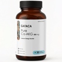 GATACA Pure Ca-AKG 500 mg Capsules for Cellular Energy & Healthy Aging | Calcium Alpha Ketoglutarate Supplement | Supports Mitochondrial Energy, Longevity & Vitality | 30 Vegan Capsules