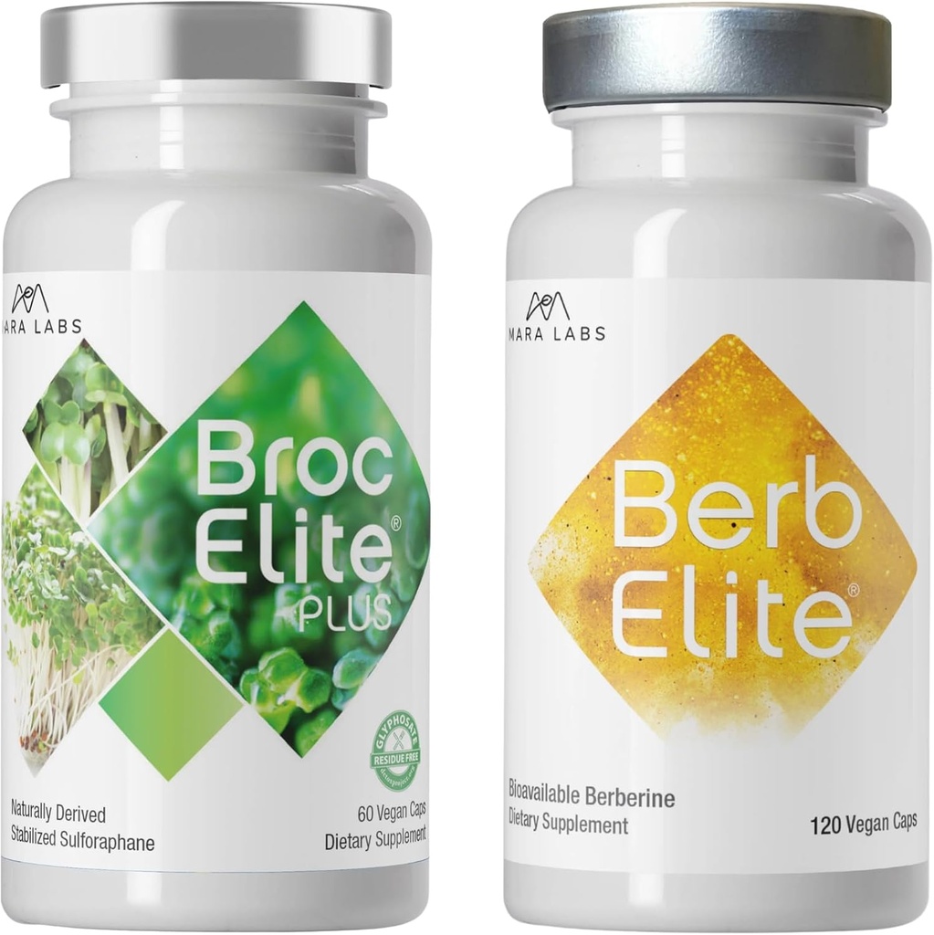 Mara Labs Plus, 60 Capsules, and BerbElite, 120 Capsules