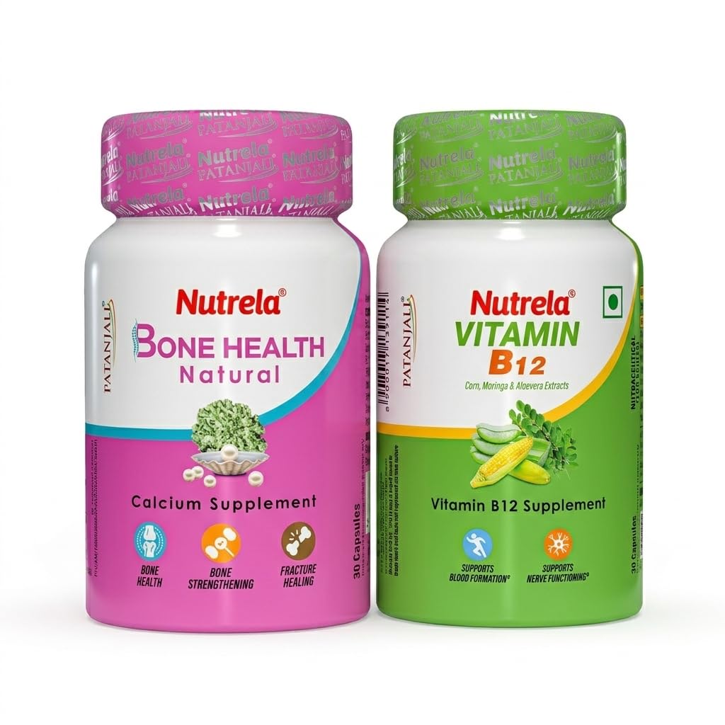 Nutrela Combo Bone Health & Vitamin B12 Capsule