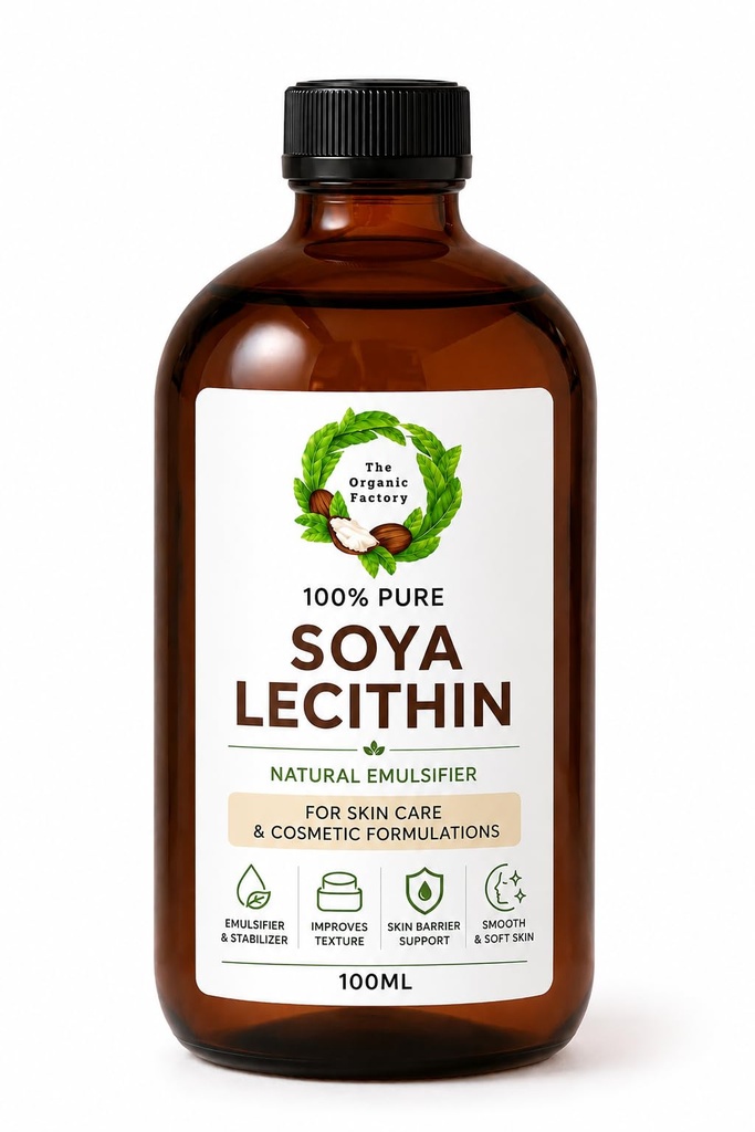 Soya Lecithin Liquid 100% Pure Food Grade | Natural Emulsifier & Stabilizer | Non-GMO Soy Extract | Ideal for Chocolate, Baking, Supplements & Cosmetic Formulations - 100 gm