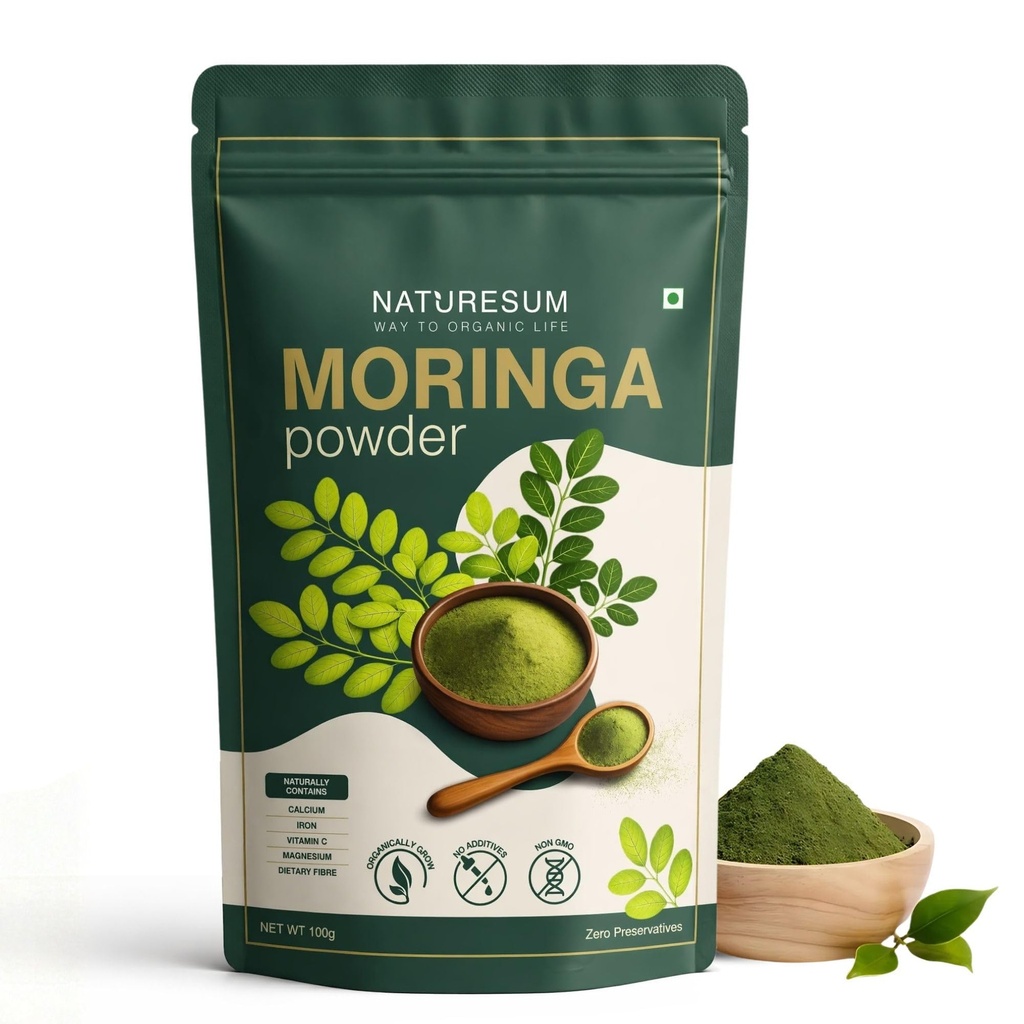 Organic Moringa Powder, 100g