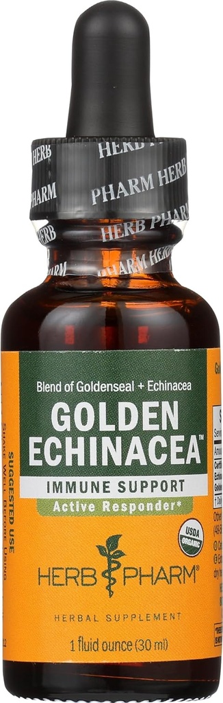 Herb Pharm Organic Golden Echinacea, 1 Fz