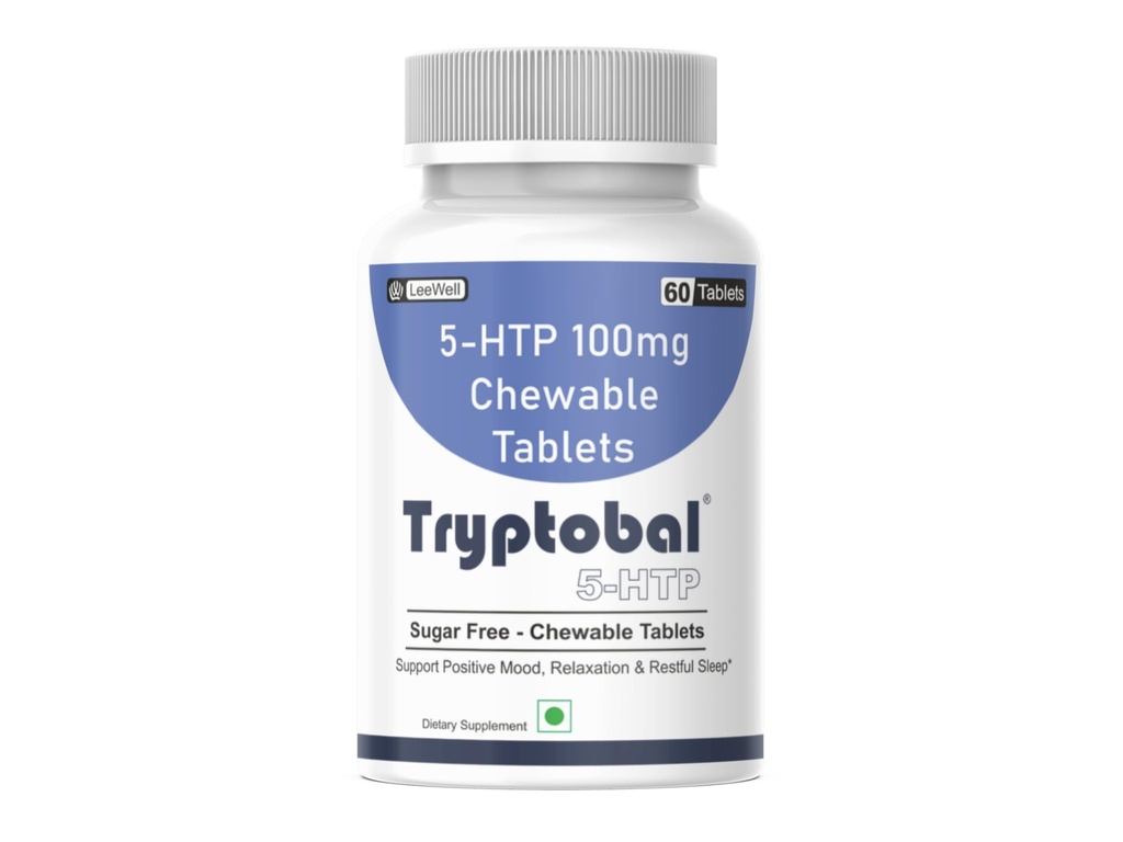 5-HTP (LeeWell) 100mg Chewable Tablets- 60 Tablets