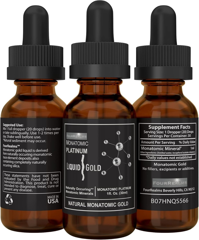 Mono-Atomic ORMUS - Monoatomic Platinum, Monatomic Orme 1oz