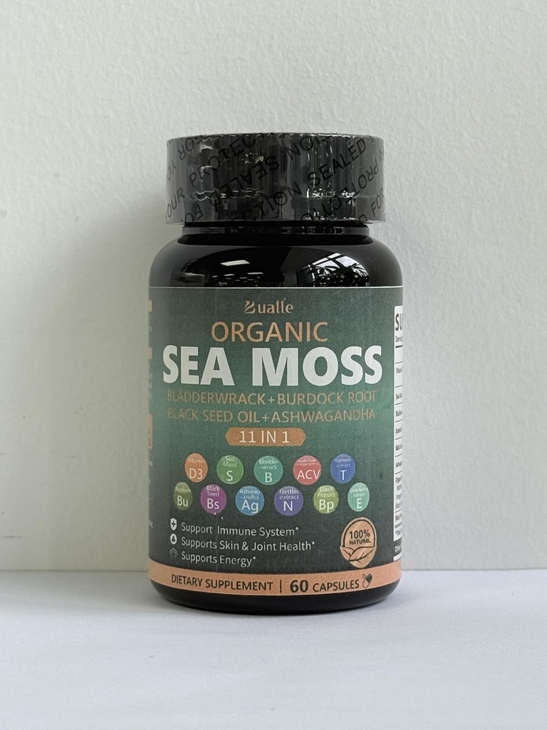 Organic Sea Moss Capsules with Sea Moss