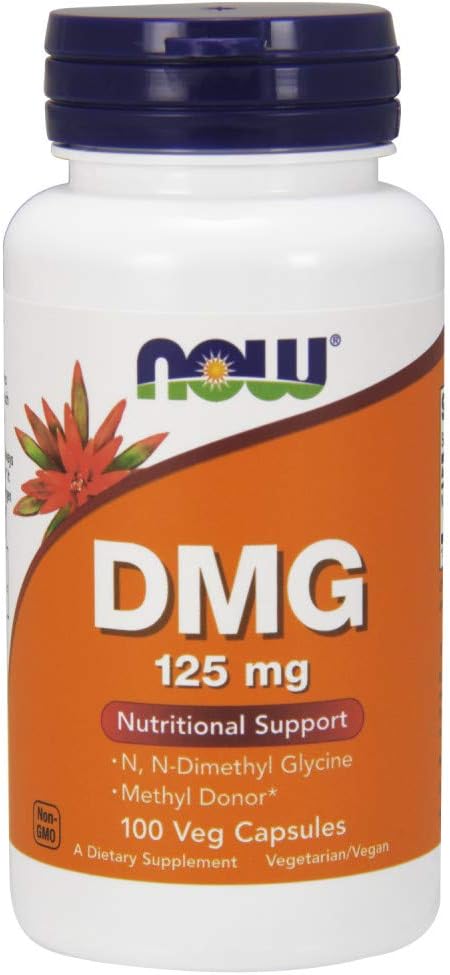 Now Foods - DMG 125 mg 100 caps (Pack of 3)