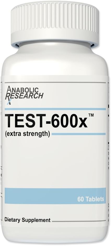 Test-600x - Testosterone Support & Muscle Growth Formula - 60 Tablets - 1 Month Supply