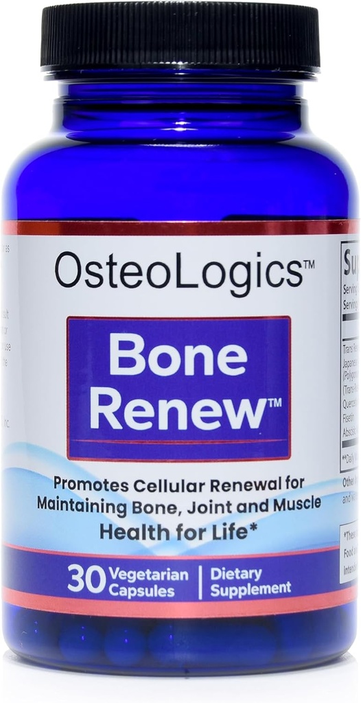Bone Renew - All Natural Fisetin Supplements for Anti-Aging & Healthy Bones, Senolytic Supplements for Women & Men, Senolytic Activator for Bone Regeneration & Healthy Living Support