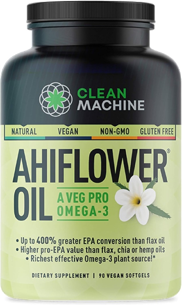 Vegan Fish Oil Alternative - Award Winning Omega 3, DHA, EPA and GLA Supplement - Plant Based Omegas - 4X Better Than Flax, Chia & Hemp - Contains GLA not Found in Algae - 90 Vegan softgels