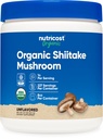 Nutricost Organic Shiitake Mushroom Powder 8oz - 100% Organic Certified, Gluten Free, Non-GMO