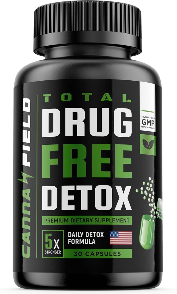 Detox and Liver Cleanse - USA Made - 5-Days Natural Toxins Remove – Best Pills to Pass Test - Premium Detox Supplement - 30 Capsules