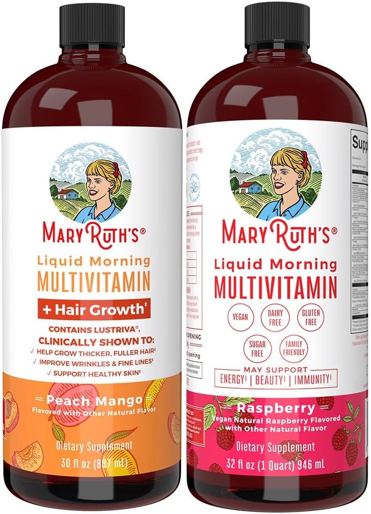 MaryRuth Organics Morning Multivitamin Hair Growth Bundle