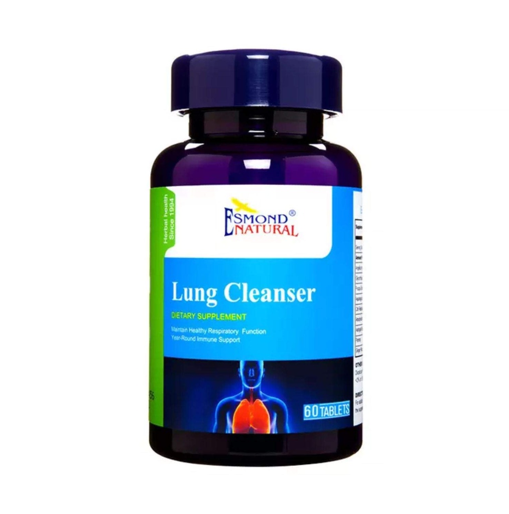Lung Cleanser (Maintain Healthy Respiratory Function), GMP, Natural Product Assn Certified, Made in USA - 60 Tablets